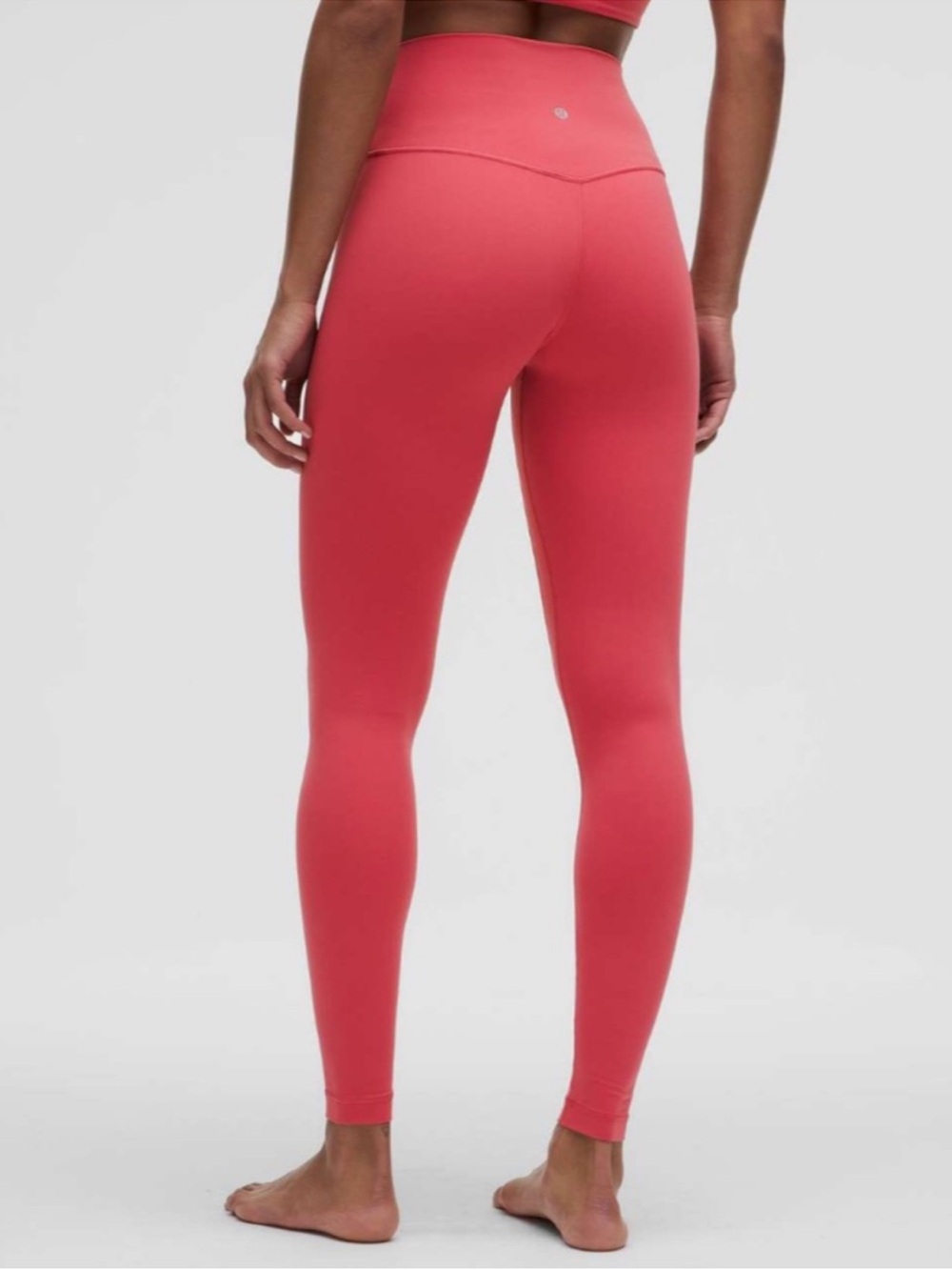 Lululemon align high rise pant 28” desert red